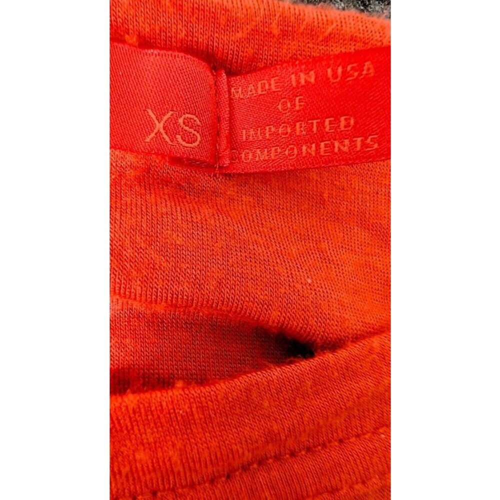 prAna Women’s Long Sleeve Top XS Orange Lightweight Casual Activewear Pullover - Picture 5 of 7